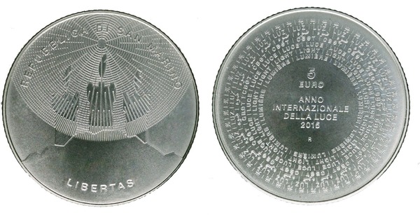 5 euro (Année internationale de la lumière)