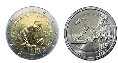 2 euros (530e anniversaire de la mort de Ghirlandaio)