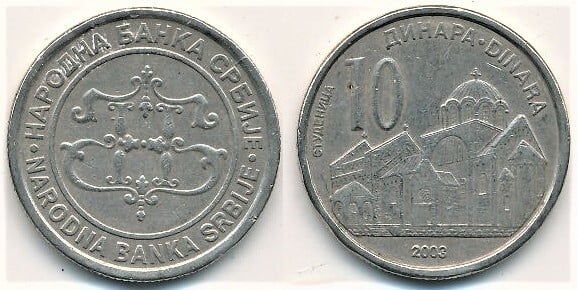 10 dinara