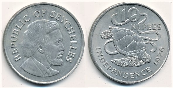 10 rupees (Independencia)