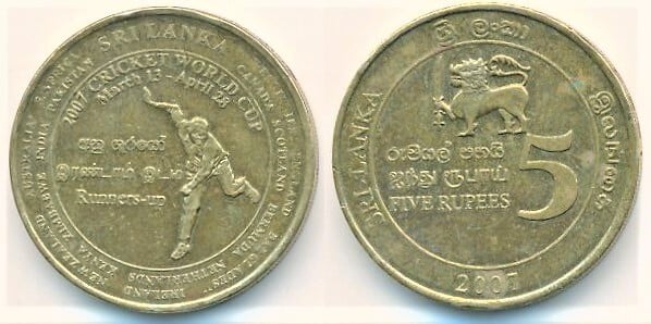 5 rupees (Coupe du monde de cricket)