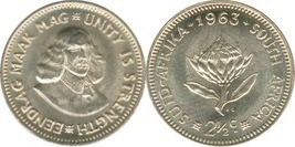 2 1/2 cents (SUID-AFRIKA - AFRIQUE DU SUD)