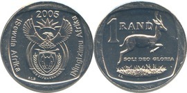 1 rand (iSewula Afrika - iNingizimu Afrika)