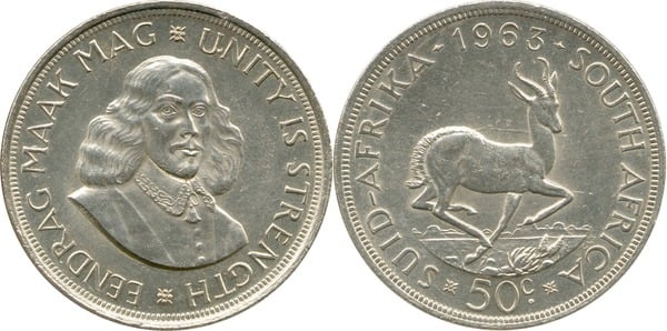 50 cents (SUID-AFRIKA - AFRIQUE DU SUD)