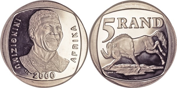 5 rand (Nelson Mandela - ININGIZIMU AFRIKA)