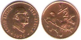 ½ cent (AFRIQUE DU SUD - SUID-AFRIKA)