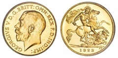 1/2 sovereign (George V)