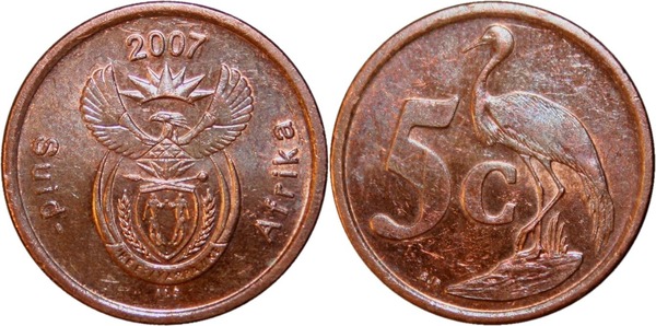 5 cents (Afrique du Sud)