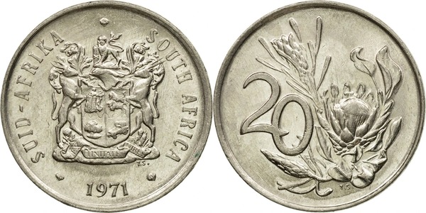 20 cents (SUID-AFRIKA - AFRIQUE DU SUD)