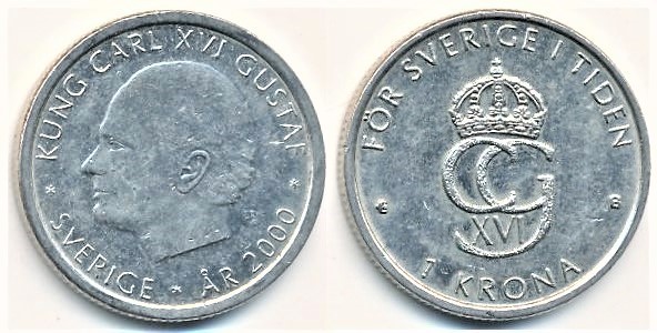 1 krona (Nouveau millénaire)