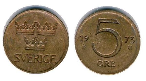 5 öre (Gustaf VI)