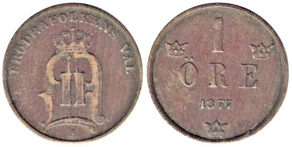 1 öre (Oscar II)