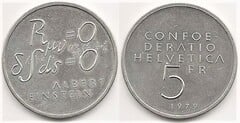 5 francs (Formule d'Albert Einstein)