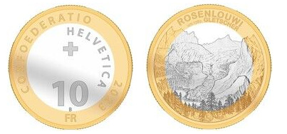 10 francs (Glacier de Rosenlaui)