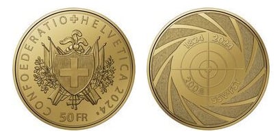 50 francs (200e anniversaire de la Fédération sportive suisse de tir)