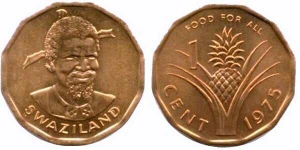 1 cent (FAO (ORGANISATION DES NATIONS UNIES POUR L'ALIMENTATION ET L'AGRICULTURE)) (Sobhuza II)