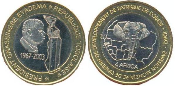 6.000 francs CFA (4 Africa)