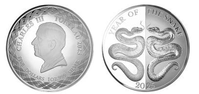 5 dollars (Année du serpent)