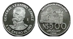 500 nuevo pesos (Défense de Paysandu)