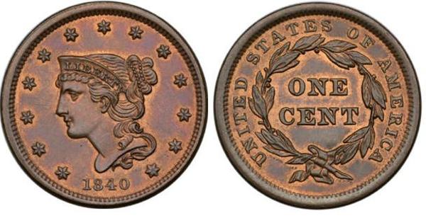 1 cent (Cent de cheveux tressés)