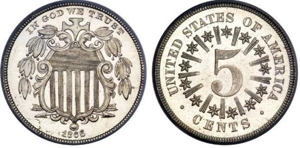 5 cents (Bouclier de l'Union)