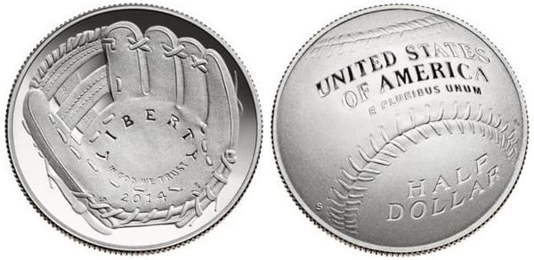 half dollar (Temple de la renommée du baseball)