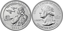 1/4 dollar (Site national des aviateurs de Tuskegee - Alabama)