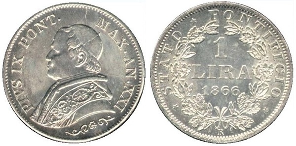 1 lira (Pie IX)