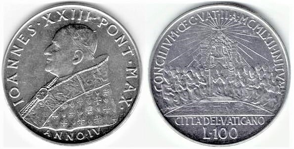 100 lire (Conseil œcuménique Vatican II)