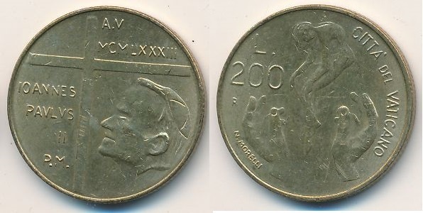 200 liras (Jean-Paul II)