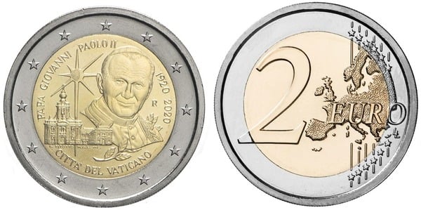 2 euro (100e anniversaire de la naissance de Jean-Paul II)