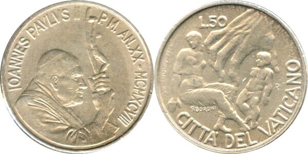 50 lire (Jean-Paul II)