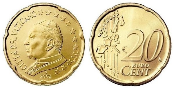 20 euro cent (Jean-Paul II)