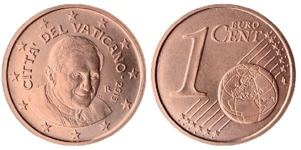 1 euro cent (Benoît XVI)