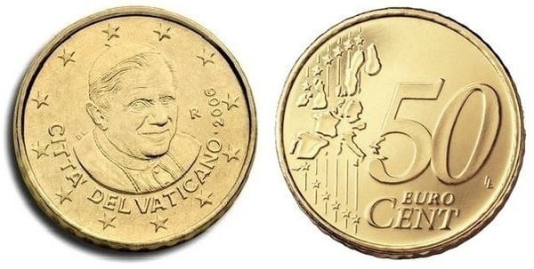 50 euro cent (Benoît XVI)