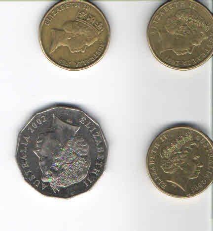 Photo 2 Pièce de monnaie non identifiée: tengo estas 4 monedas de autralia  y no les pude encontrar   sus datos