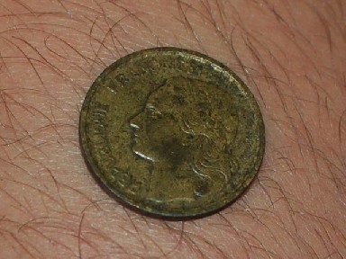 Photo 1 Pièce de monnaie non identifiée: moneda francesa de 1950  20 francos 