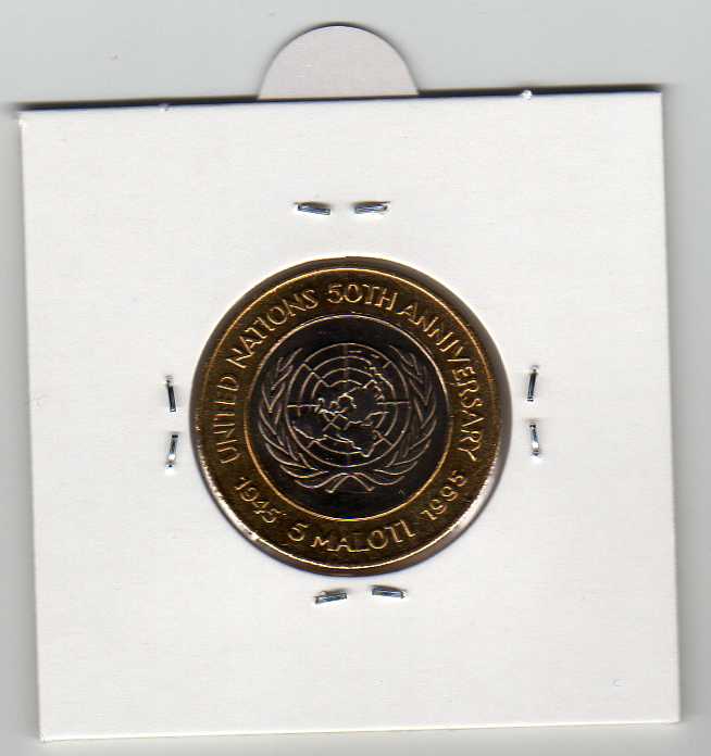 Photo 2 Pièce de monnaie non identifiée: MONEDA DE LESOTHO, NECESITO SABER KM#