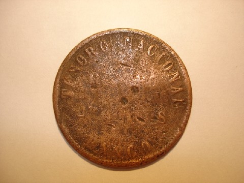 Photo 1 Pièce de monnaie non identifiée: moneda agentina...confederacion argentina