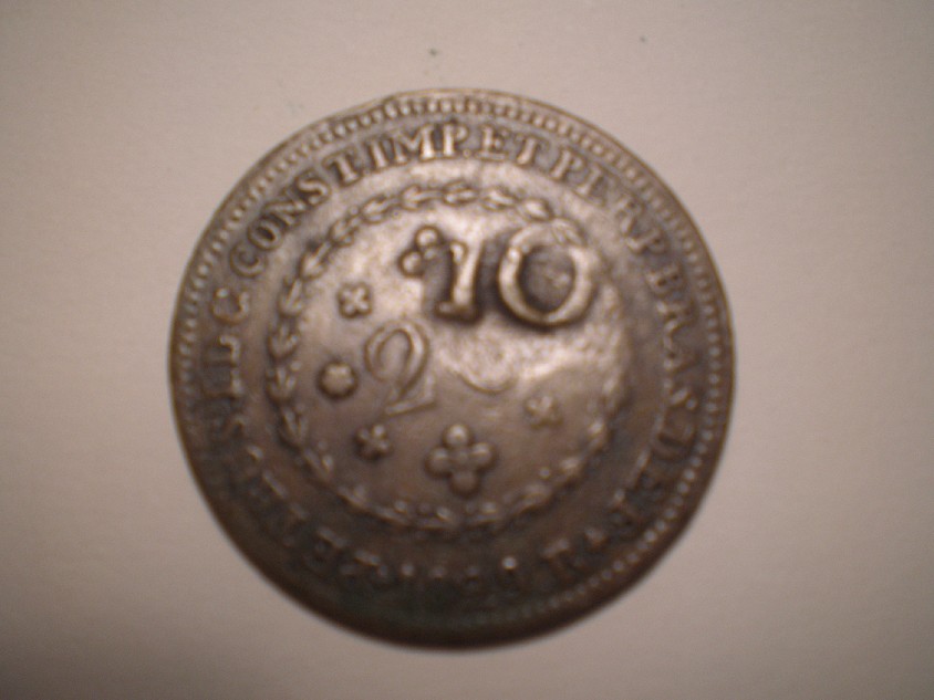Photo 1 Pièce de monnaie non identifiée: Brasil 1829 Reis ¿?