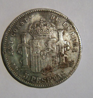 Photo 2 Pièce de monnaie non identifiée: Alfonso XIII