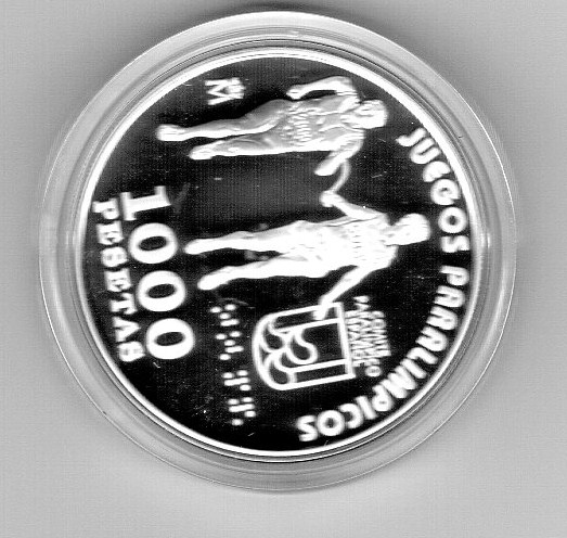 Photo 2 Pièce de monnaie non identifiée: Juegos Paralímpicos 2000 España