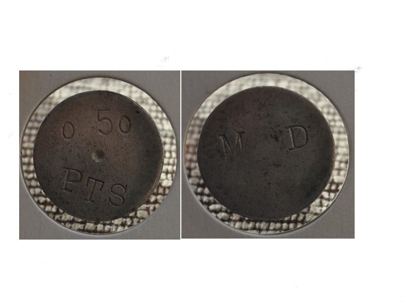 Photo 2 Pièce de monnaie non identifiée: ficha o moneda?