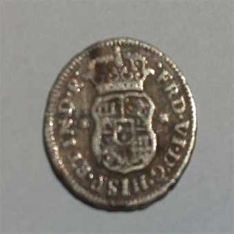 Photo 2 Pièce de monnaie non identifiée: moneda de 1751