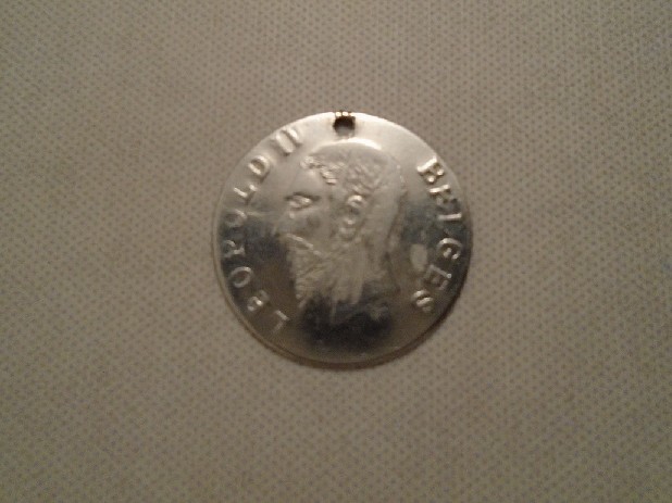 Photo 1 Pièce de monnaie non identifiée: Leopold II Belges