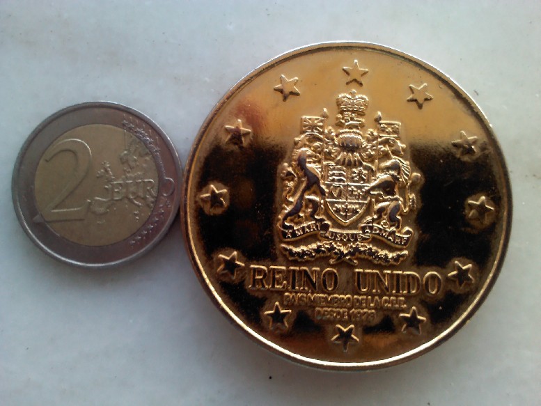 Photo 1 Pièce de monnaie non identifiée: Medalla Reino Unido