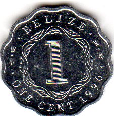 Photo 2 Pièce de monnaie non identifiée: 1 CENT DE 1996 DE BELICE 