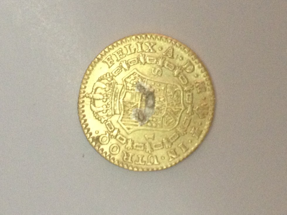 Photo 1 Pièce de monnaie non identifiée: Moneda de oro 