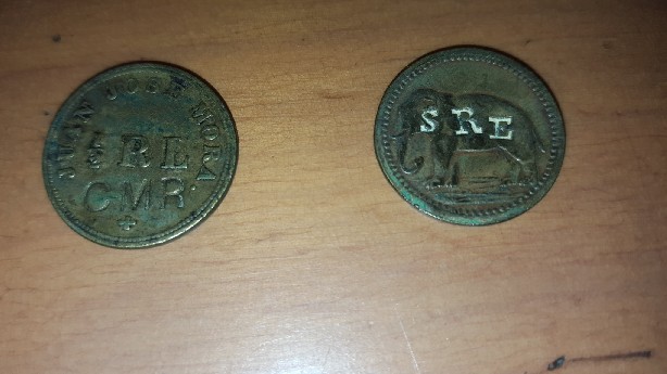 Photo 1 Pièce de monnaie non identifiée: Sellos o Boletos de Café
