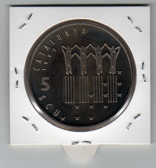 Photo 2 Pièce de monnaie non identifiée: MONEDA DE CATALUÑA, ¿KM#?